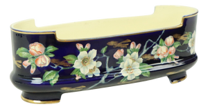 Antique Floral Art Nouveau Taiping Flowerpot from Villeroy & Boch, 1890s