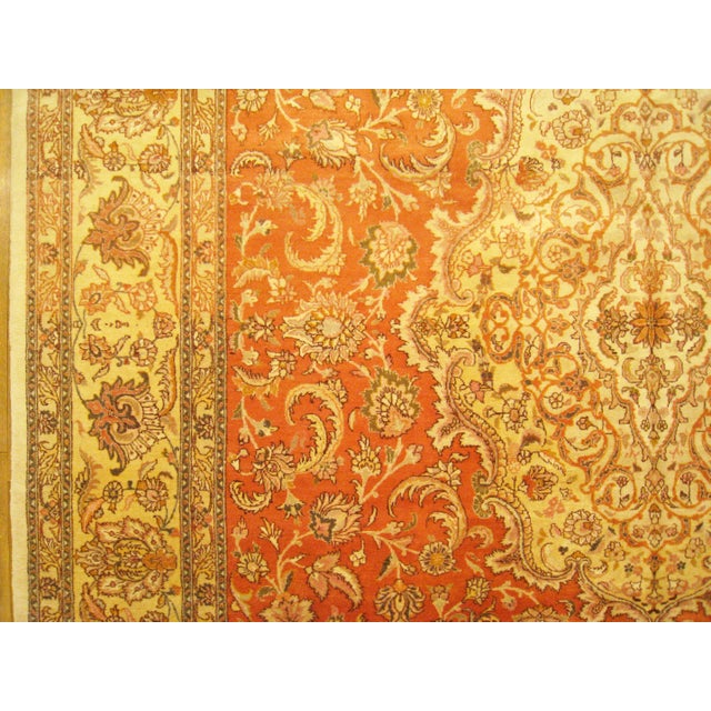 Vintage Persian Decorative Oriental Tabriz Rug in Large Size For Sale - Image 12 of 12