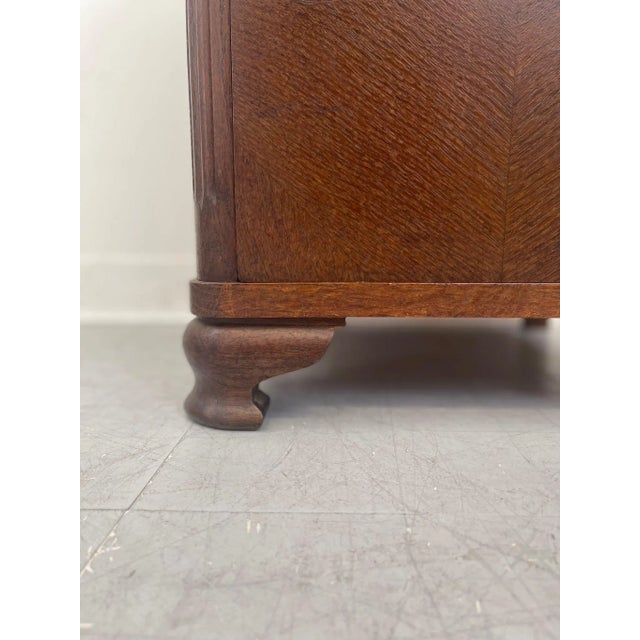 1970s Vintage Art Deco Style End Table With Possibly Marble or StoneTop. For Sale In Seattle - Image 6 of 10