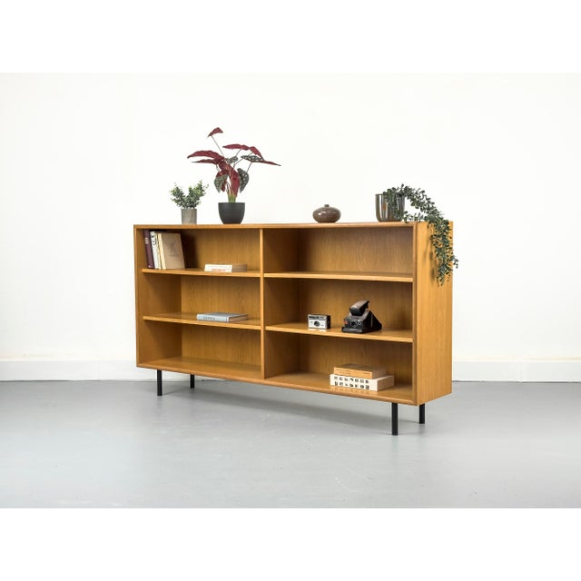 Vintage Oak Bookcase from WK Möbel, 1970s For Sale - Image 16 of 18