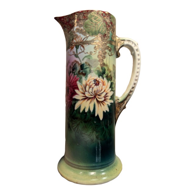1900s Nippon Chrysanthemum Tankard For Sale