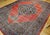 19th Century 19th Century Oversized Persian Bidjar Rug, Hand-Knotted Wool, Geometric Pattern, Red & Navy, 11x15 For Sale - Image 5 of 18