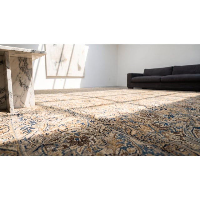 Early 20th Century Persian Kirman Carpet ( 9' x 11'9" - 275 x 360 ) For Sale - Image 11 of 13