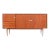 Scandinavian Modern Teak Tambour Door Credenza by h.w. Klein for Bramin For Sale