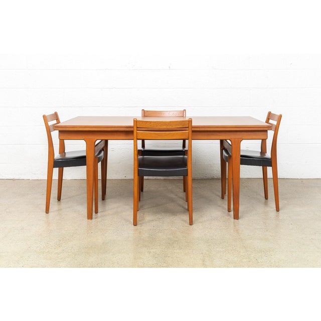 Mid Century Danish Modern Vejle Moebelfabrik Extendable ...