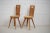 Antique Primitive Folk Art Chairs in Pine, Set of 2 For Sale - Image 3 of 11