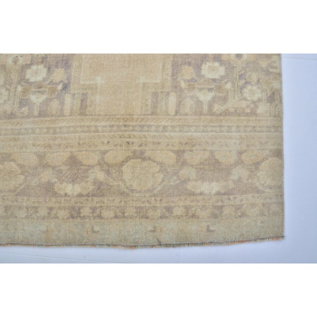 1960s Traditional Turkish Faded Wool Hallway Runner For Sale - Image 9 of 11