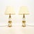 French Gilt Metal and Ceramic Table Lamps, 1900s, Set of 2 For Sale - Image 12 of 12