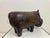 Vintage Leather Hippo by Dimitri Omersa for Liberty and Abercrombie and Fitch, 1970s For Sale - Image 15 of 18