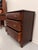 1970s Vintage Mahogany Wood Dresser 3-Dovetailed Drawers With Solid Wood Pine Cone Handle For Sale In Seattle - Image 6 of 7