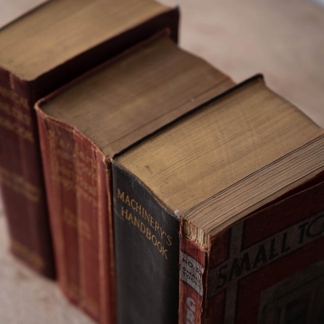 Victorian Four Antique Engineering Handbooks — Mechanical, Electrical, Machinery & Small Tools For Sale - Image 3 of 8