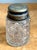 Antique Monogrammed Metal Topped Glass Vanity Jar For Sale - Image 13 of 18