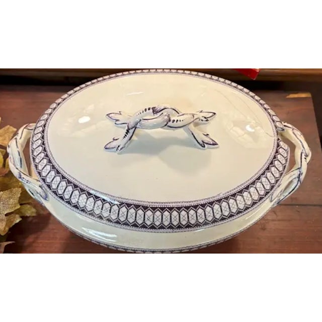French Antique French Soup Tureen For Sale - Image 3 of 7