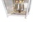 2000 - 2009 Urban Electric Brand Custom White Lantern With Clear Glass and Yellow Interior For Sale - Image 5 of 12