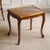 Wood French Side Table with Glass Top For Sale - Image 7 of 12