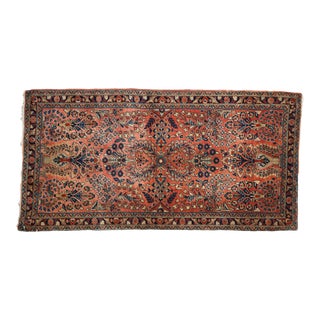 Vintage Fine German Sarouk Rug Runner - 2'2" X 4'2" For Sale