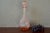 Boho Chic Italian Bottle in Sandblasted Pink Glass from Empoli, 1960s For Sale - Image 3 of 10