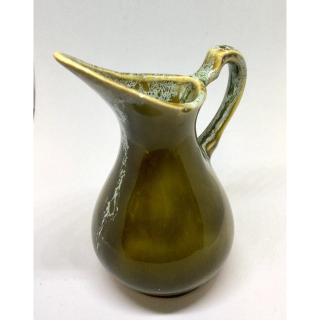 1940s 1940s Mid Century Ceramic Artisan Creamer or Pitcher For Sale - Image 5 of 13