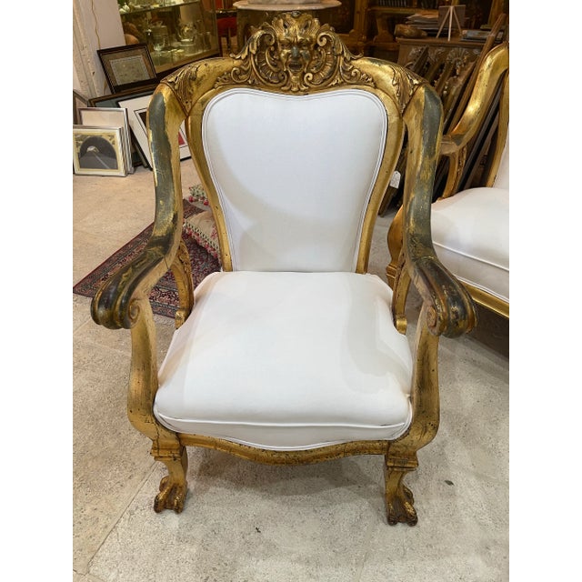 (3 Pc) Antique French Sofa and Chair Set For Sale - Image 12 of 12