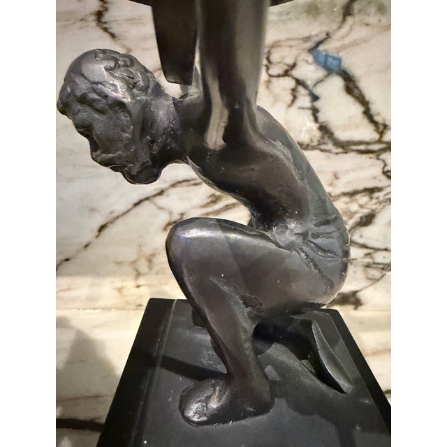 Art Deco Vintage Brass Armillary Sculpture For Sale - Image 3 of 9