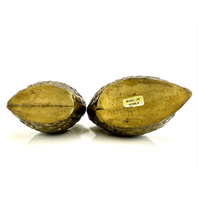 Mid Century Sold Brass Pheasants, a Pair For Sale - Image 10 of 10