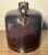 Late 19th Century American Primitive Albany Slip Glazed Brown Stoneware Beehive-Form 1/2 Gallon Jug For Sale In New Orleans - Image 6 of 8