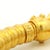 Ilias Lalaounis 1970s 22k Gold Neolithic Revival Ribbed Bracelet For Sale - Image 11 of 15