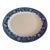 English Blue& White Platter For Sale