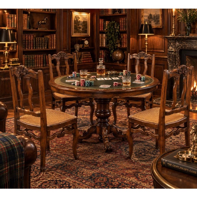 Early 19th Century Louis XV Style Dining Chairs Set of 4 For Sale In New York - Image 6 of 6