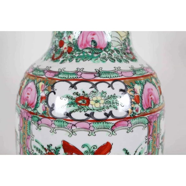Plastically painted on the glaze with floral motifs. Handmade. Marked on the underside of the base. Excellent condition....
