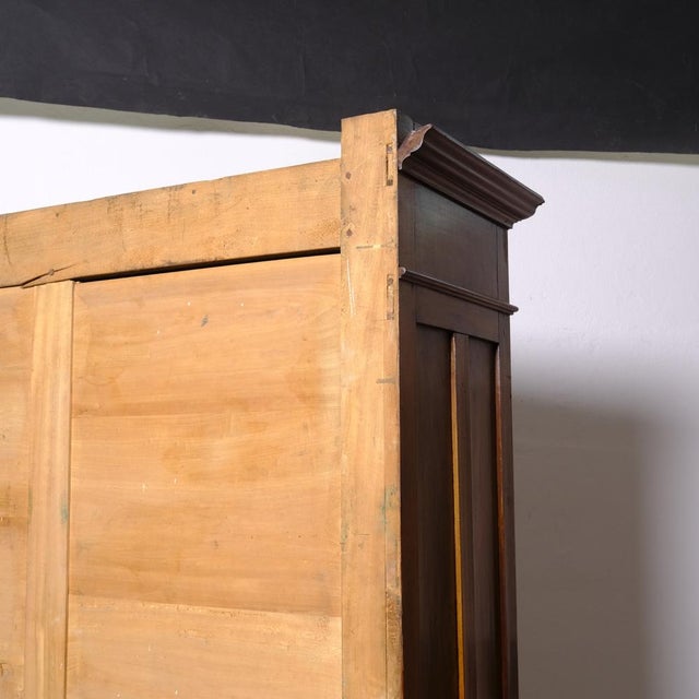 Antique Two-Door Wooden Display Bookcase, Italy, 1890s For Sale - Image 14 of 16