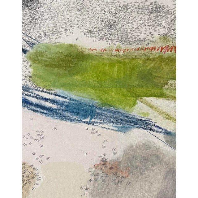 Large Modern Abstract Expressionist Painting Titled "Murmuration" Large Nature Inspired by Michele Zuzalek For Sale In Washington DC - Image 6 of 12