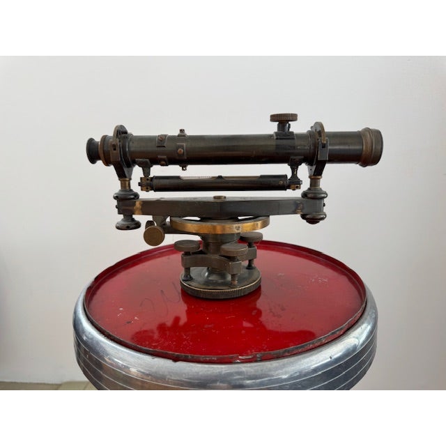 Vintage Keuffel & Esser Transit No. 41176 New York circa 1900's original fitted box with strap shows wear please see...