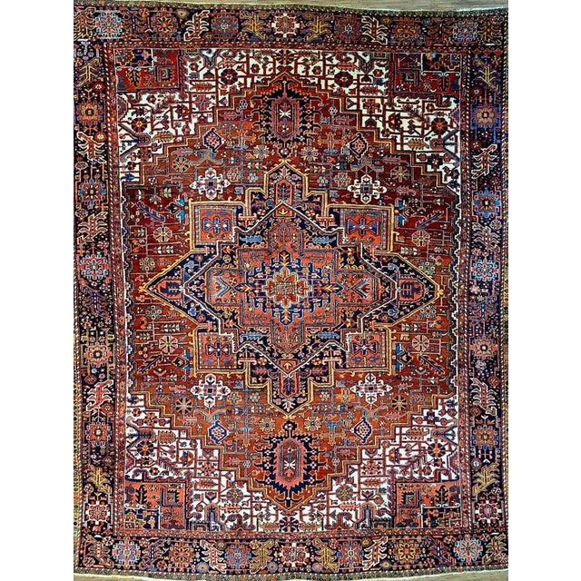 Middle Eastern Rug in Virgin Wool For Sale - Image 11 of 11