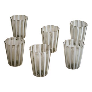 Italian Murano Glassware Set, 2004, Set of 6 For Sale