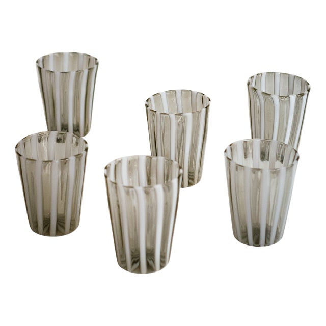 Italian Murano Glassware Set, 2004, Set of 6 For Sale