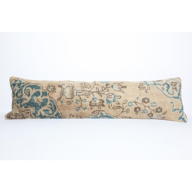 Here i am listing a 100% Handmade double knotted rug pillow cover, made from Vintage Oushak carpet rug. This’s a modern...
