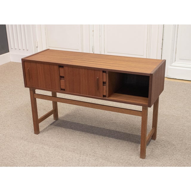 1950s Scandinavian Entrance Cabinet attributed to Bertil Fridhagen, 1950s For Sale - Image 5 of 10