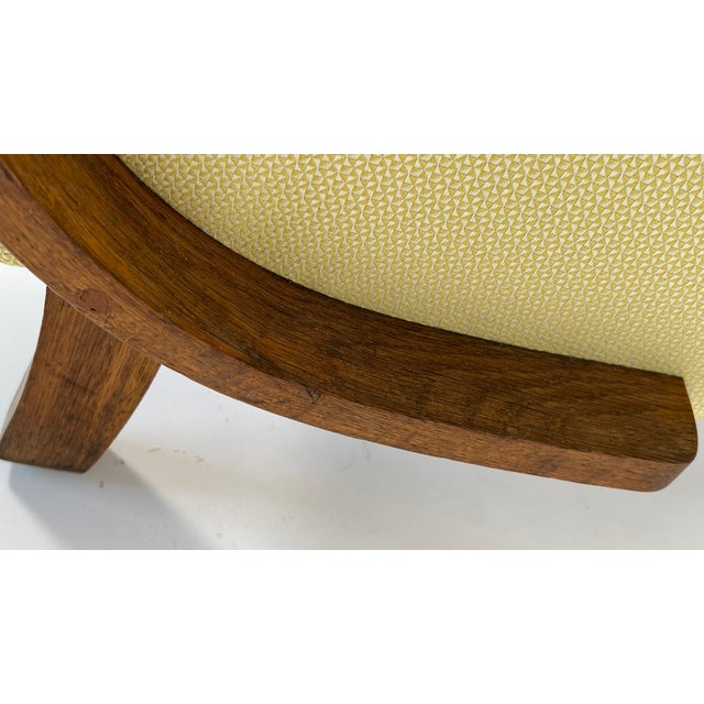 Vintage Lounge Chair by Jindřich Halabala, 1950s For Sale - Image 6 of 8