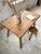 Brown Vintage Brutalist Oak Table, 1950s For Sale - Image 8 of 18