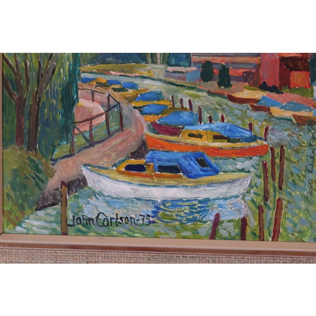 John Carlson, Motif from Sundbyberg, 1975, Oil on Panel, Framed For Sale - Image 12 of 18
