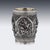 Silver Antique 19th Century Burmese Silver Repoussé Jataka Tales Mug, 1890 For Sale - Image 8 of 16
