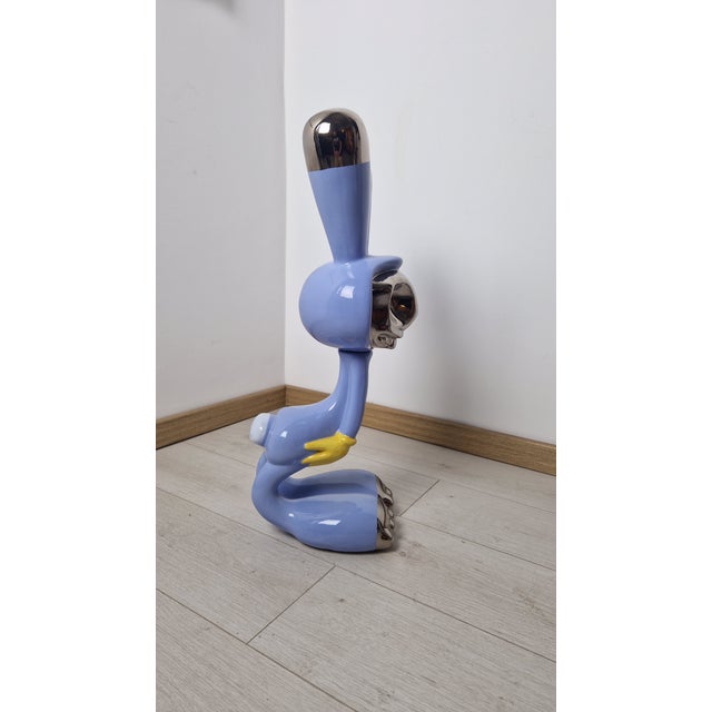 1990s Vintage Coniglieschio Model Sculpture in Glazed Ceramic by Massimo Giacon for Studio Superego, 1990s For Sale - Image 5 of 14