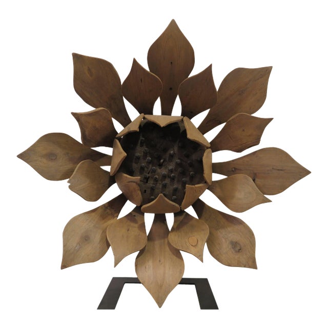 Early 20th Century Folk Art Flower For Sale