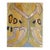 Acrylic & Gold Leaf Painting on Wood Titled Hidden Joy by Hayley Kolar For Sale