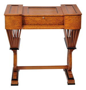 Antique Sewing Table in Birch, 1830