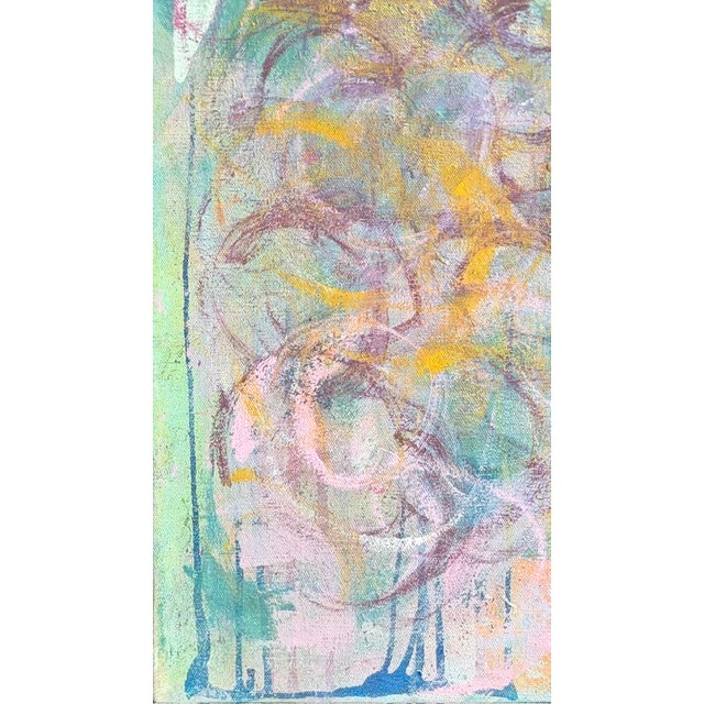 Mid Century Abstract Painting - Overlapping Circles For Sale In New York - Image 6 of 7