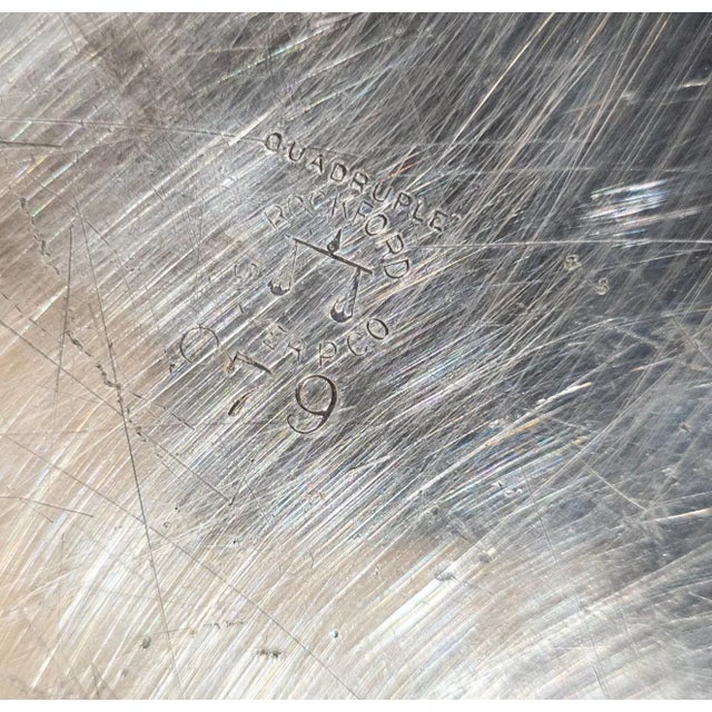 Late 19th Century American Aesthetic Movement Silverplate Tea Set by Rockford Silver Co. For Sale - Image 13 of 13