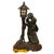 Late 19th Century Antique Japanese Meiji Period Cast Bronze Geisha Statue Figure Lamp Signed 1890 For Sale - Image 5 of 16