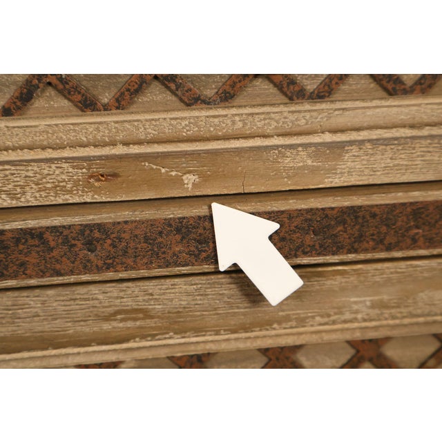 Early 21st Century Restoration Hardware Treillage Collection Louis XVI Style Latticework Double Dresser For Sale - Image 5 of 18